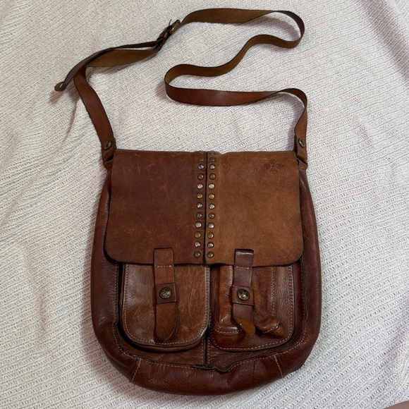Patricia Nash Leather Armeno Crossbody Messenger - Picture 16 of 16